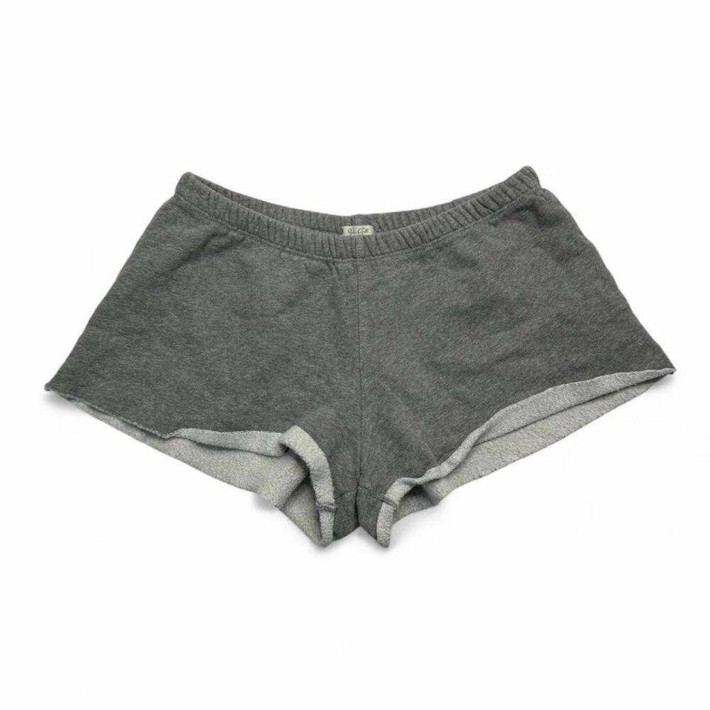 Brandy Melville Grey low rise cotton Loungwear shorts one size John Galt